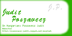 judit poszavecz business card